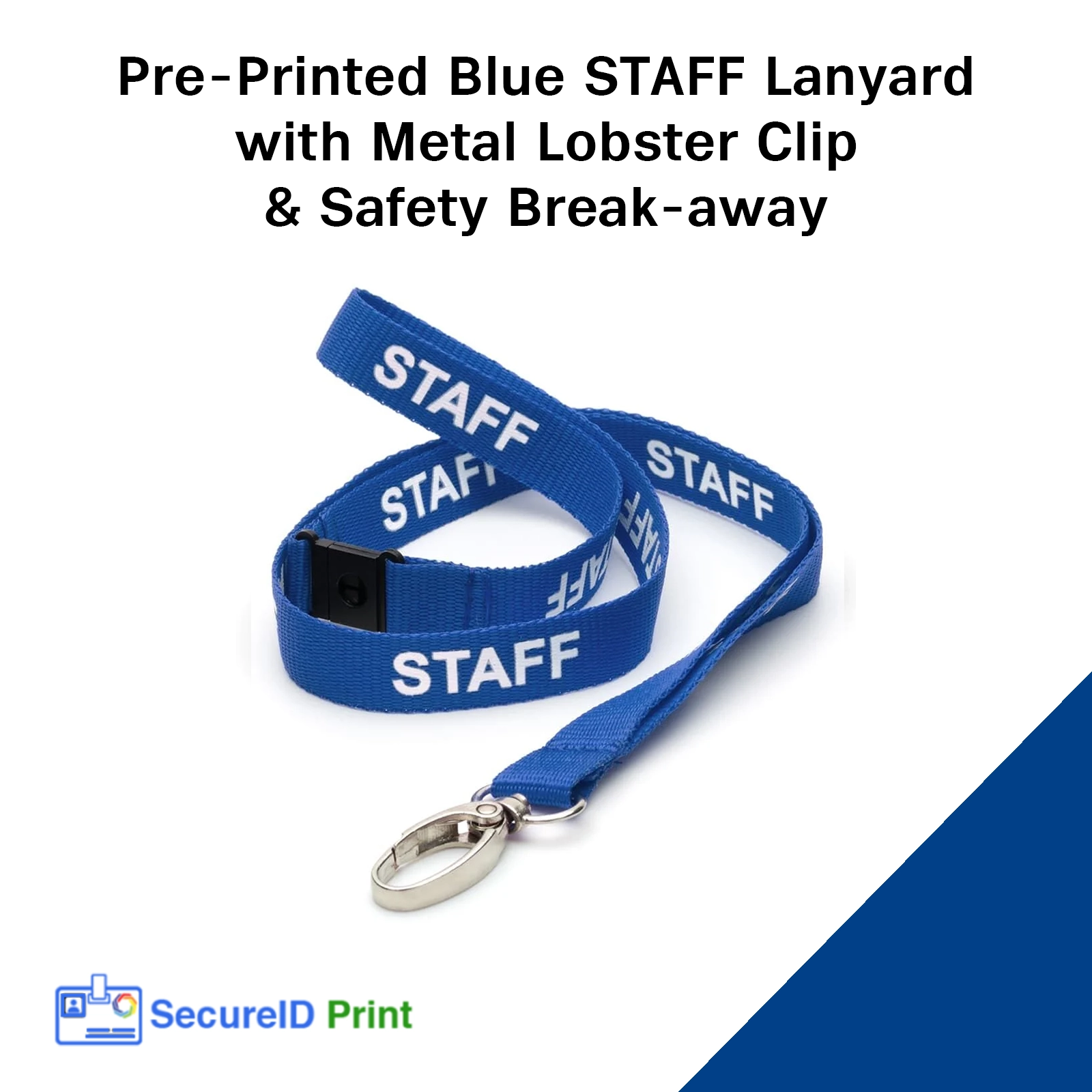 Blue Staff Lanyard